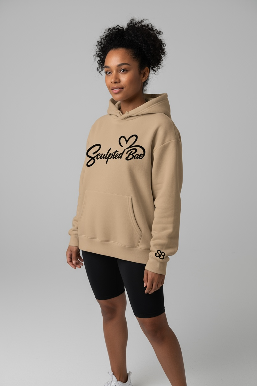 SculptedBae Women’s Loose Fit Hooded Sweatshirt