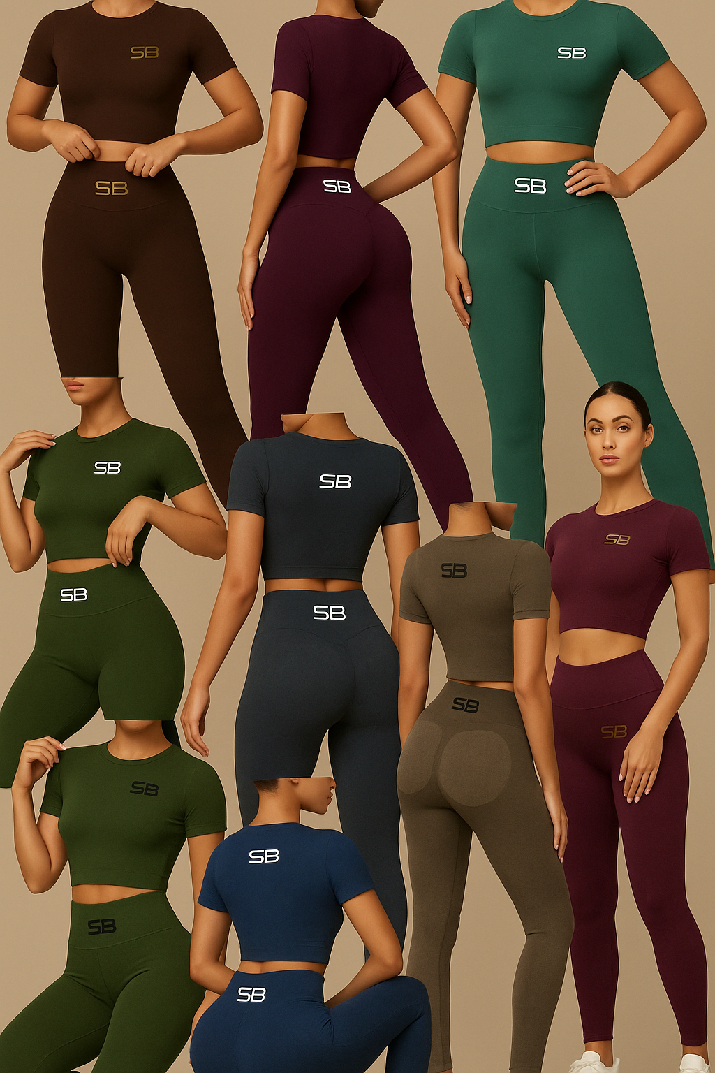 SculptedBae 2 piece Seamless Slay Pant Set