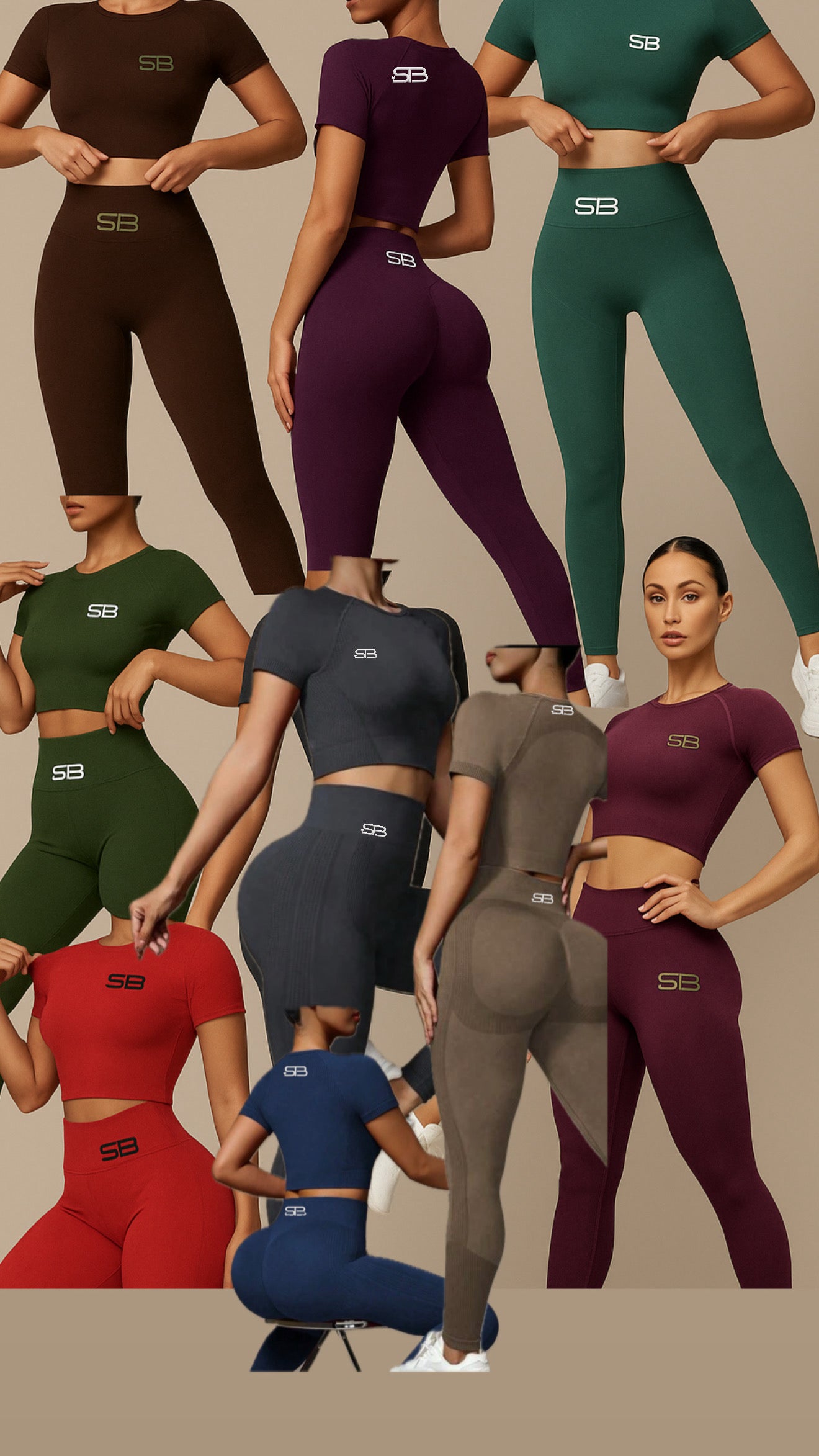 SculptedBae 2 piece Seamless Slay Pant Set