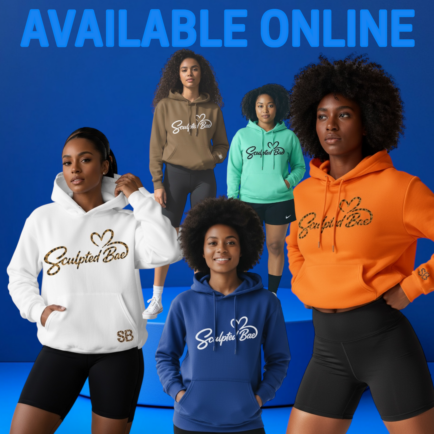 SculptedBae Women’s Loose Fit Hooded Sweatshirt