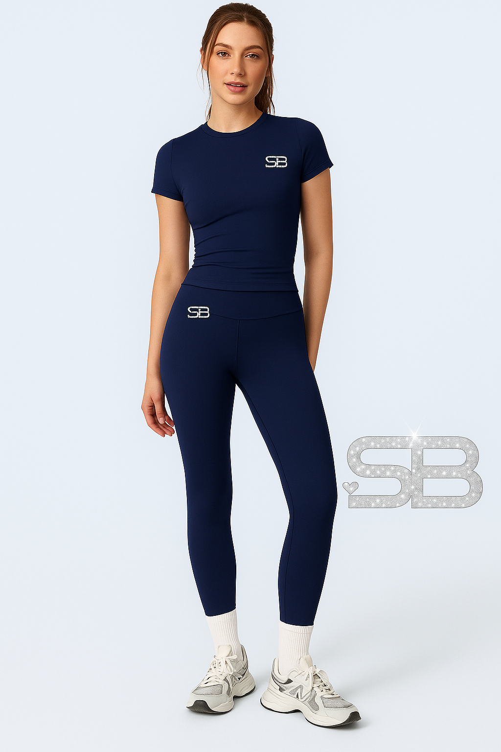 SculptedBae 2-Piece Sparkle Active Set
