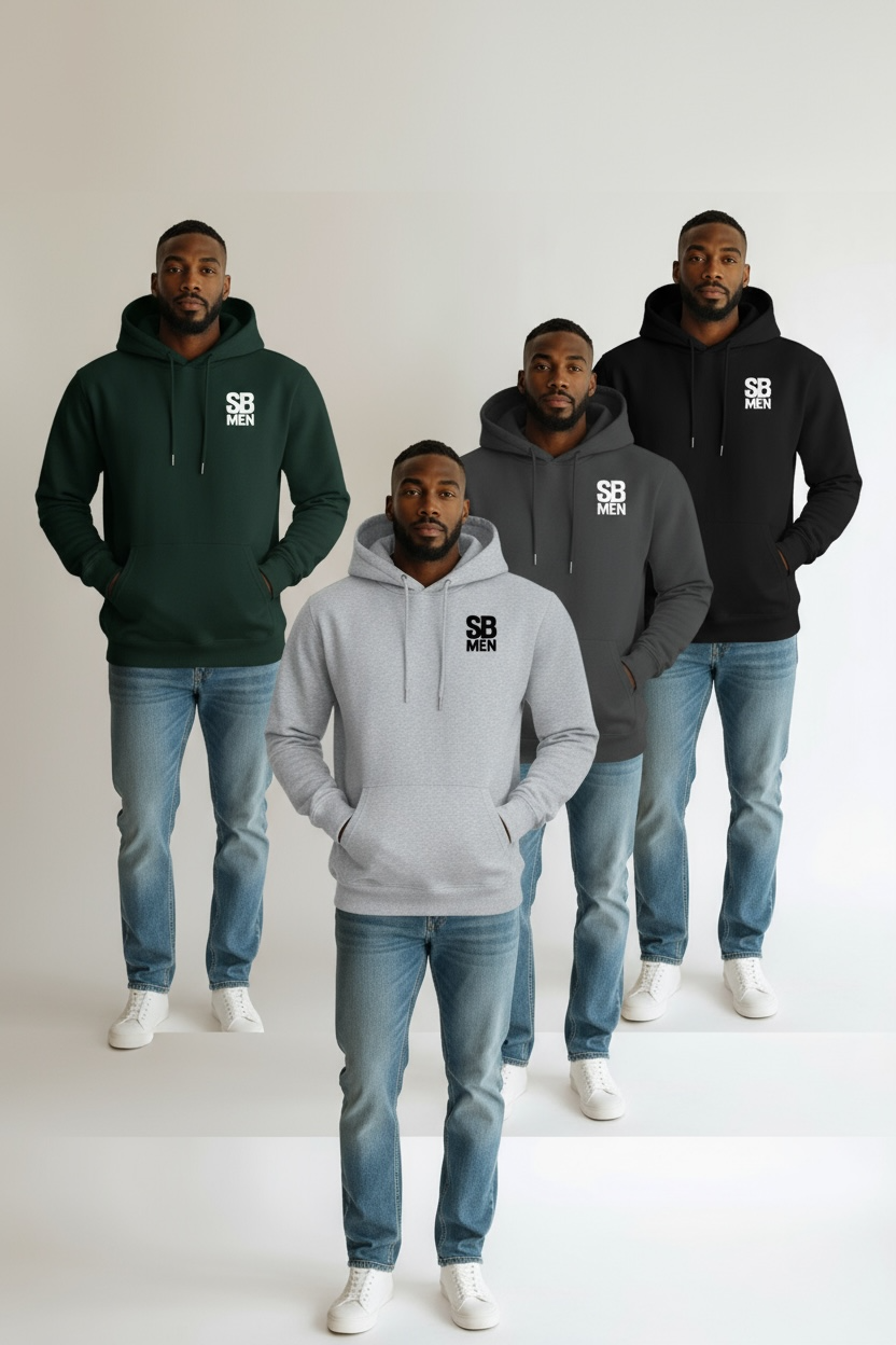 SculptedBae Men Essential Lightweight Hoodie