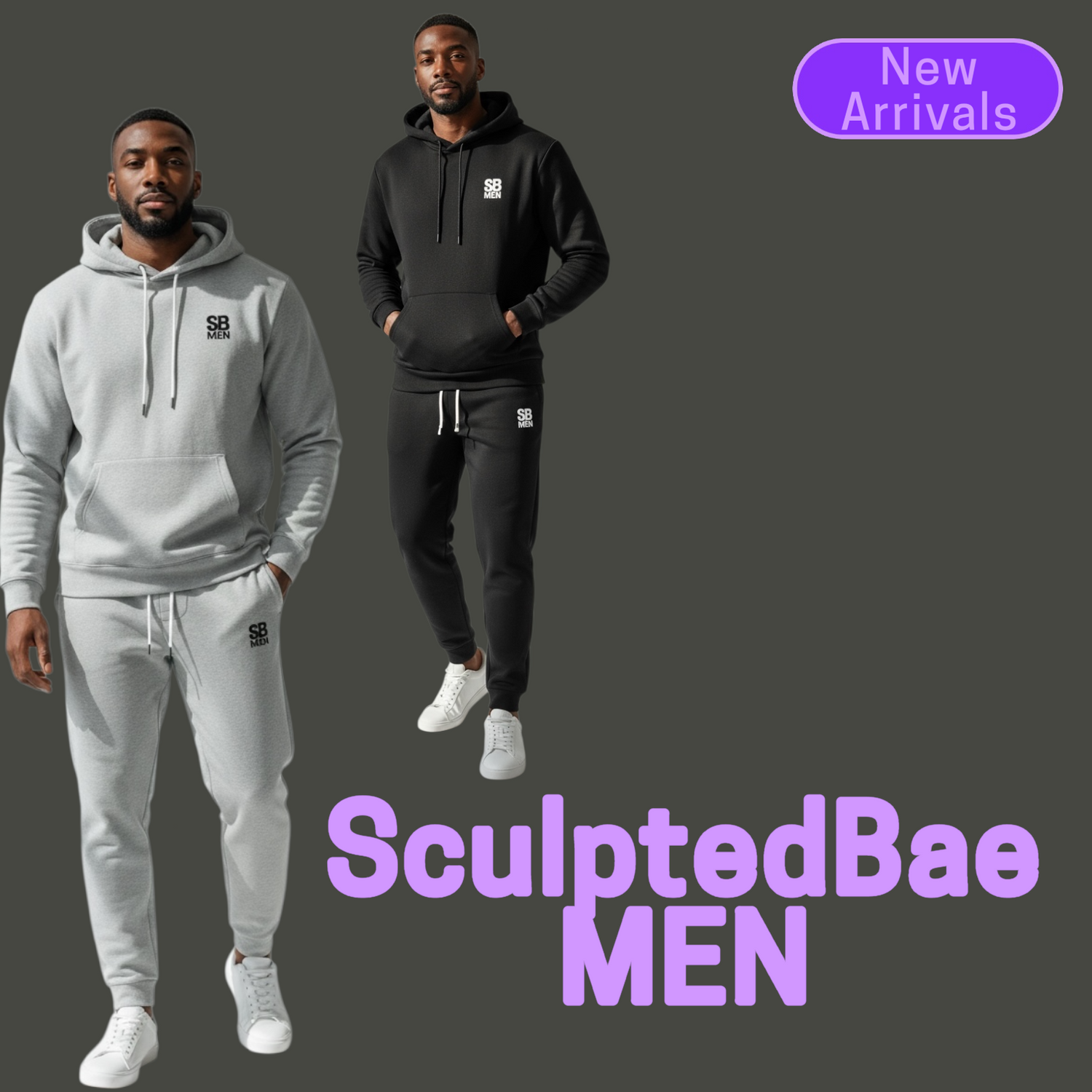 SculptedBae Men Classic Sweatsuit