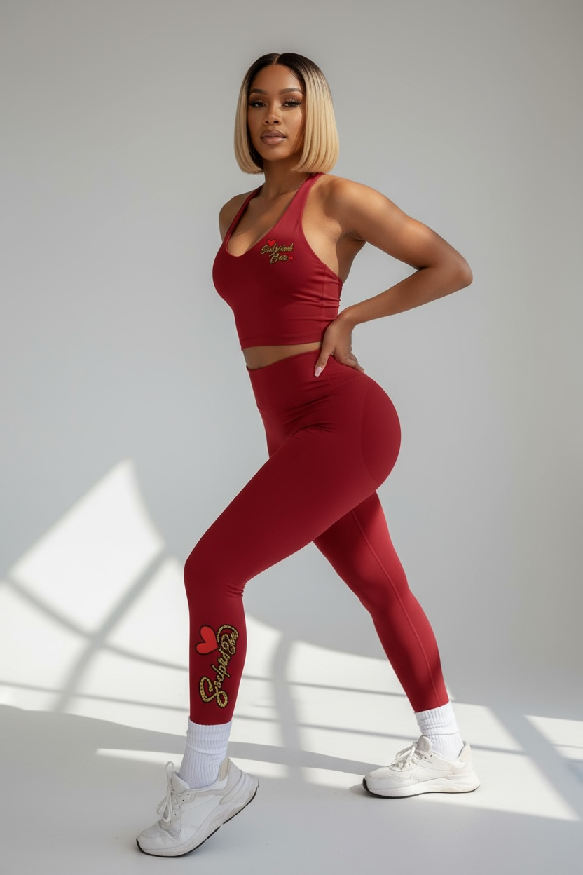 Halter Top SculptedBae Seamless 2-Piece Pant Set