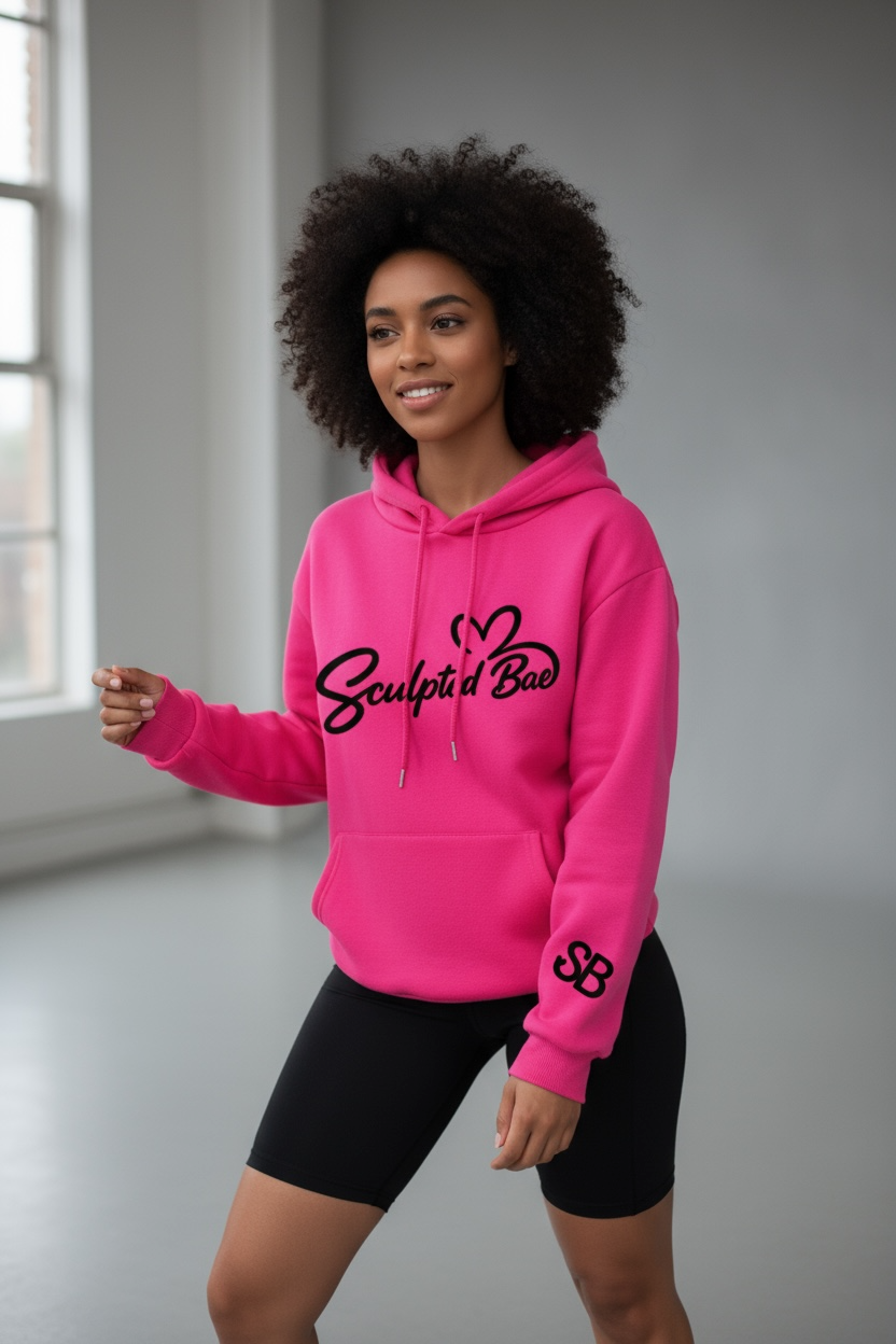 SculptedBae Women’s Loose Fit Hooded Sweatshirt
