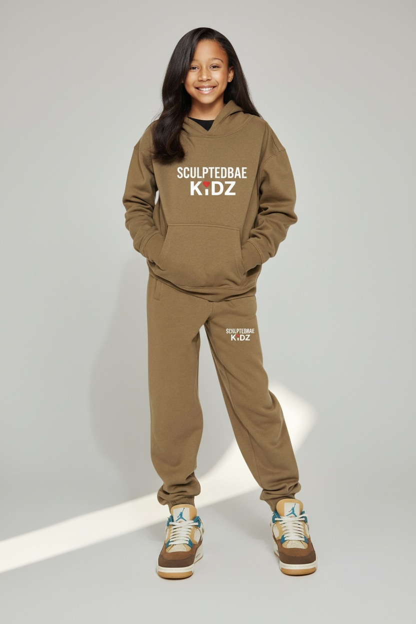 SculptedBae Kidz 2 piece sweat suits