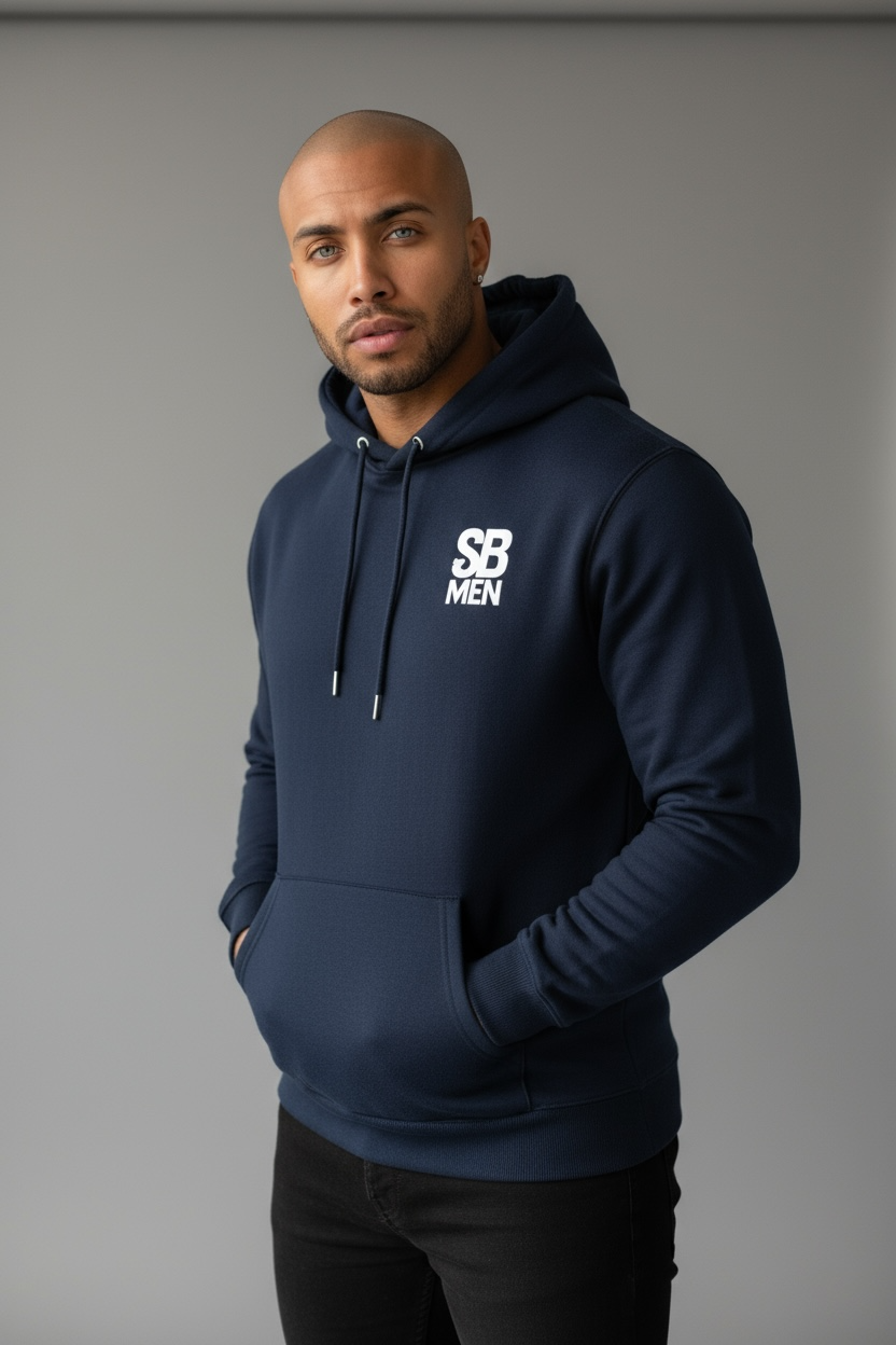 SculptedBae Men Essential Lightweight Hoodie