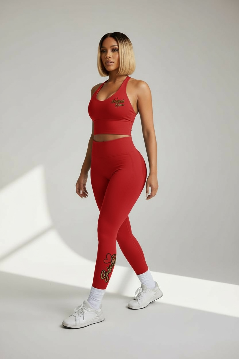 Halter Top SculptedBae Seamless 2-Piece Pant Set