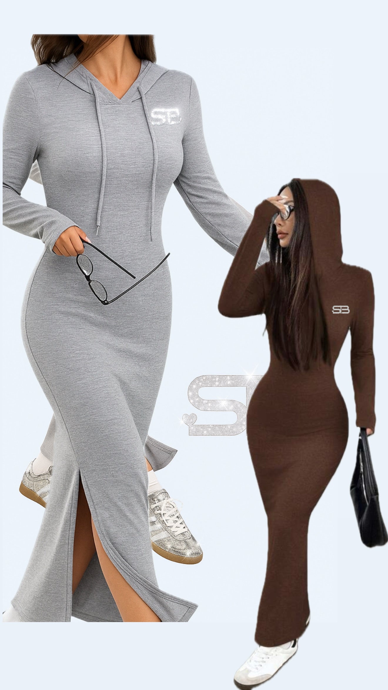 Sculpt & Slay HoodedBae Bodycon Dress