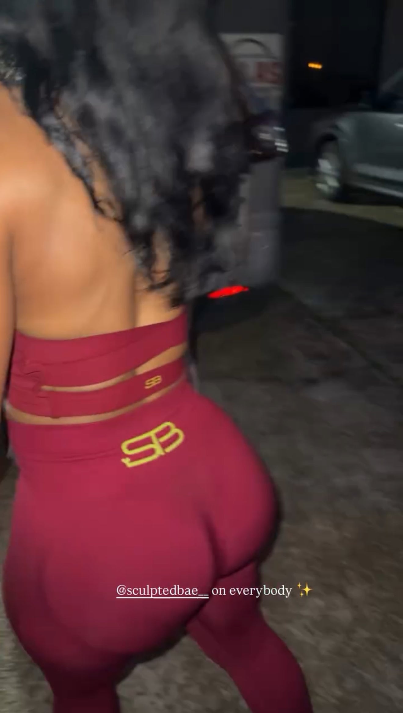 2 piece set cross back pants