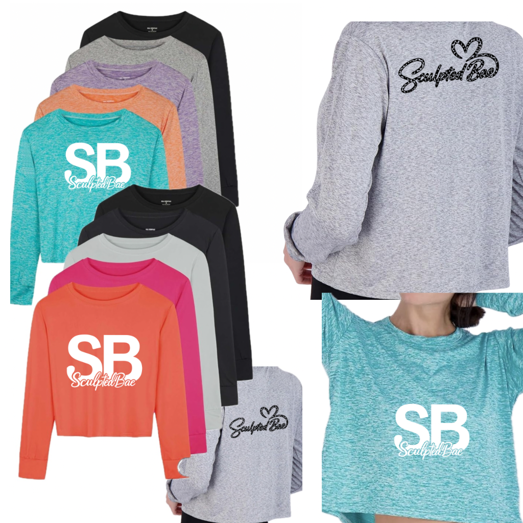 SculptedBae Long Sleeve Crop Top