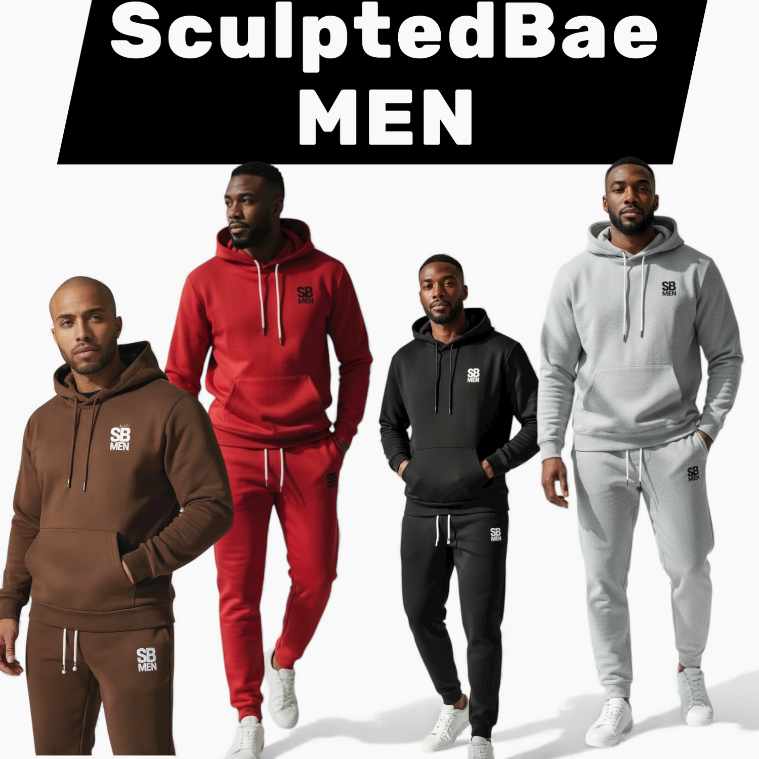 SculptedBae Men Classic Sweatsuit