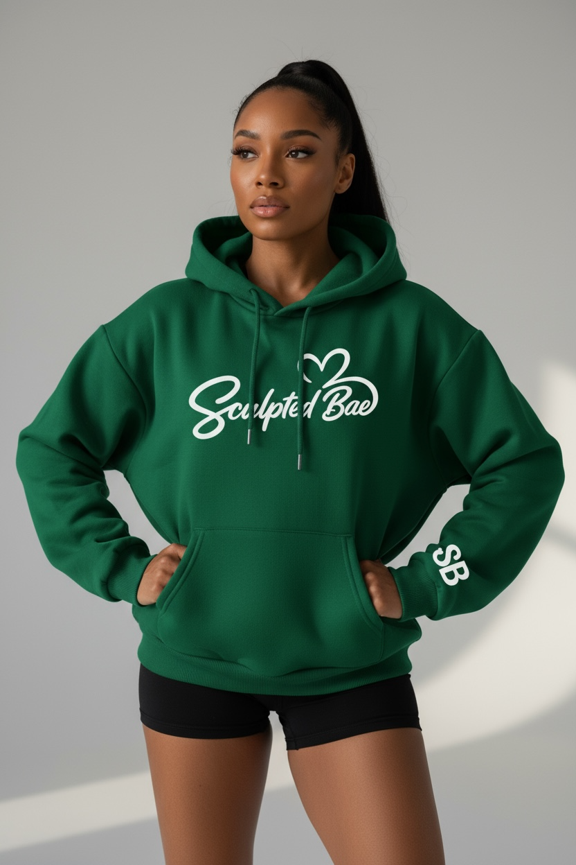 SculptedBae Women’s Loose Fit Hooded Sweatshirt