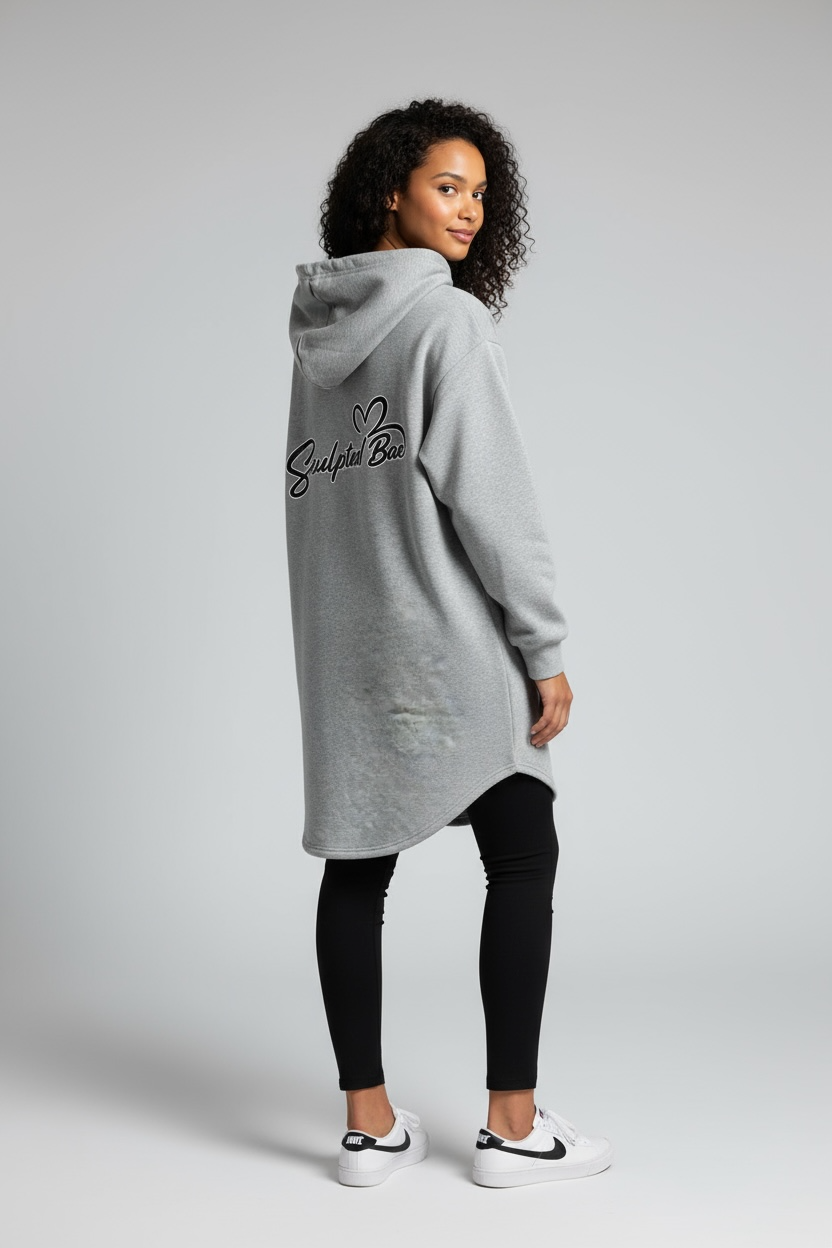 SculptedBae Hooded Long Sweatshirt Sizes XS to XL