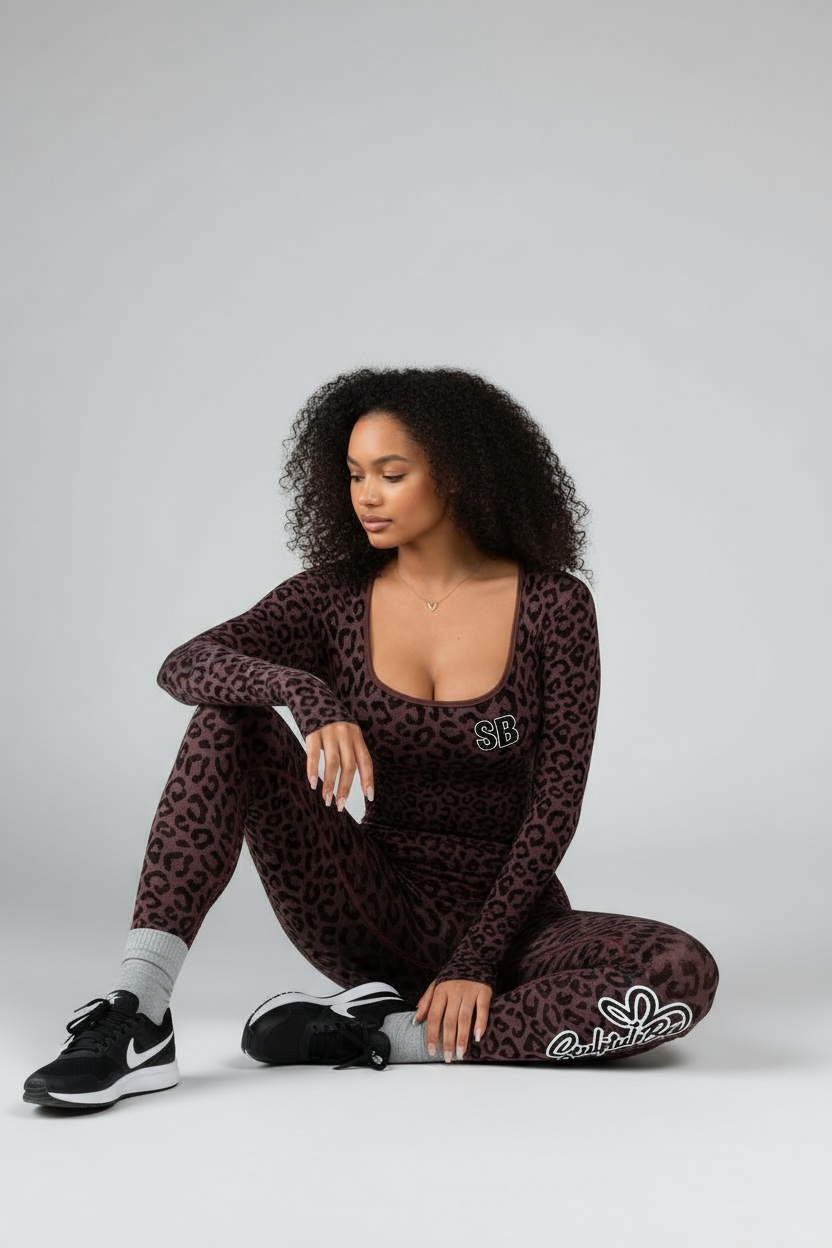 Long sleeve SculptedBae Wild  Unitard