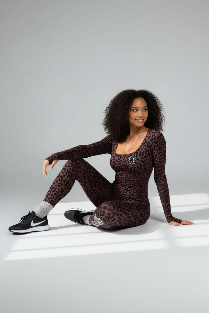 Long sleeve SculptedBae Wild  Unitard