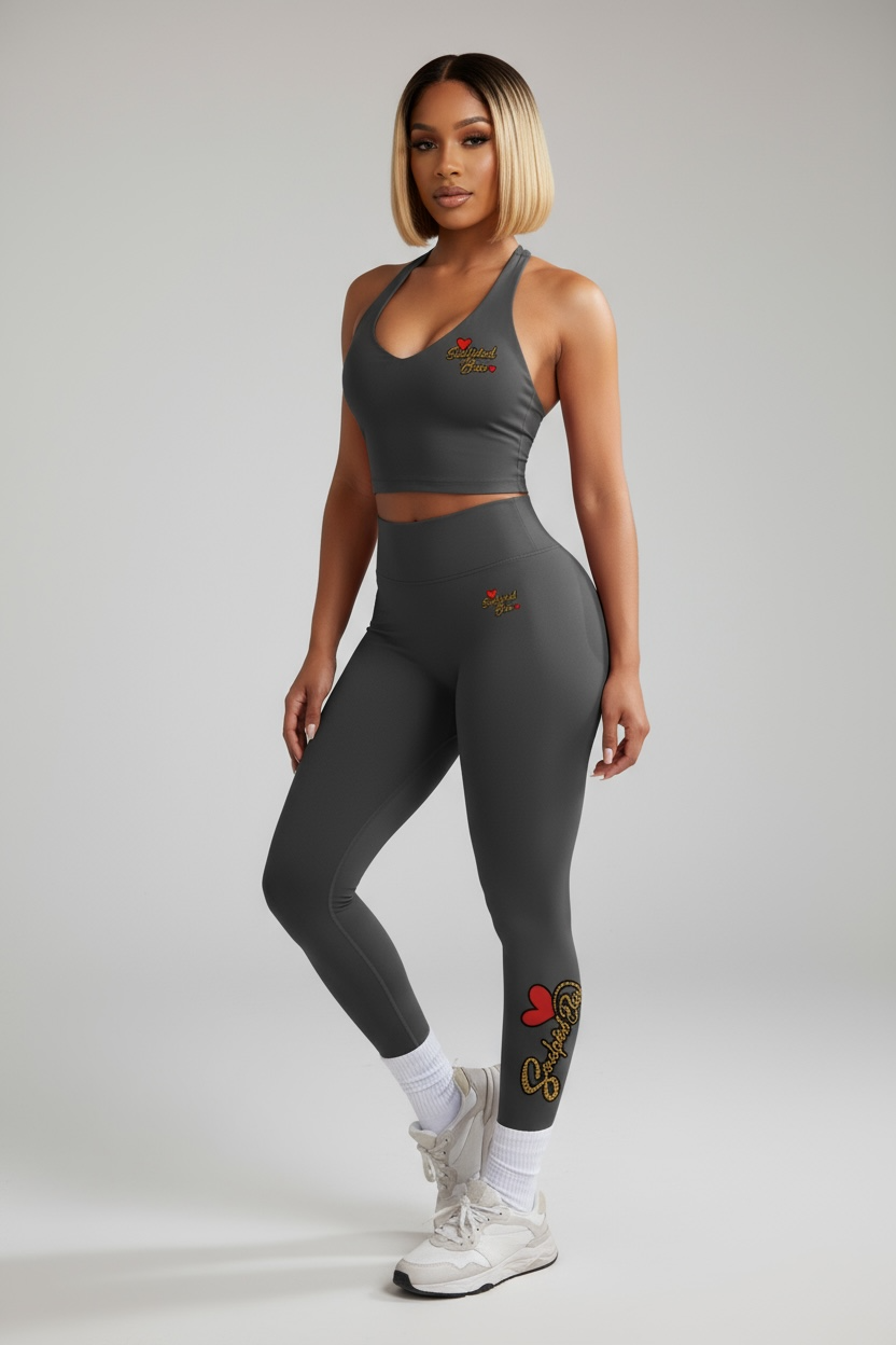 Halter Top SculptedBae Seamless 2-Piece Pant Set