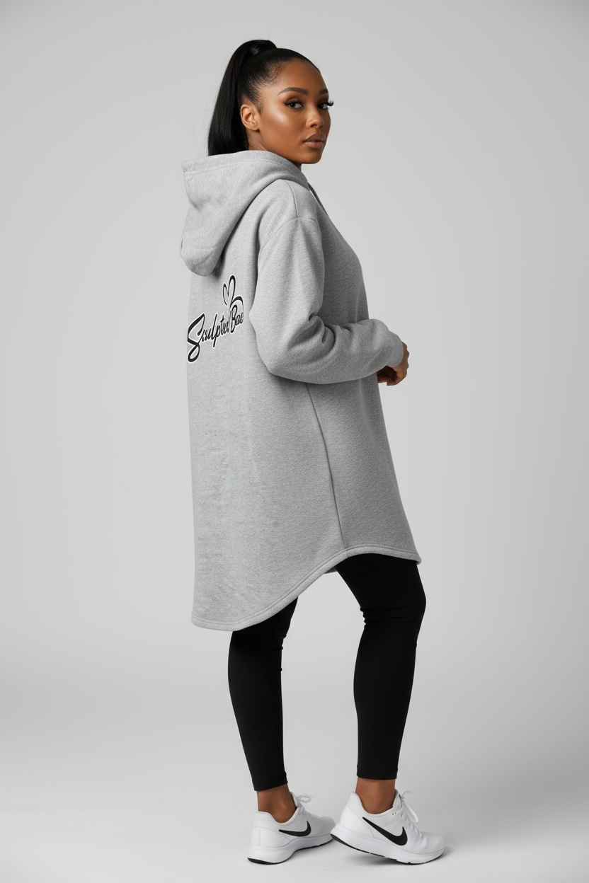 SculptedBae Hooded Long Sweatshirt Sizes XS to XL