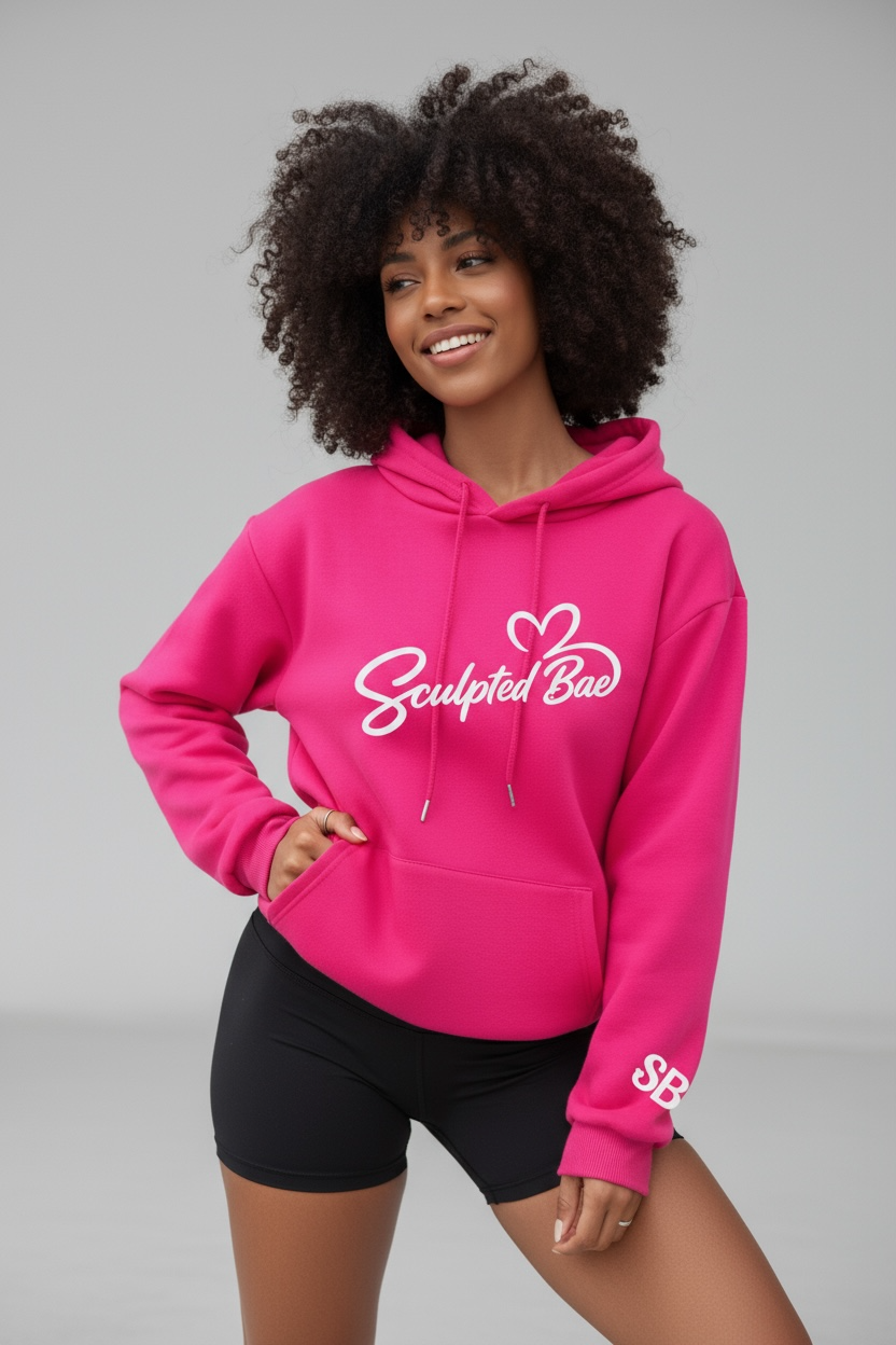 SculptedBae Women’s Loose Fit Hooded Sweatshirt