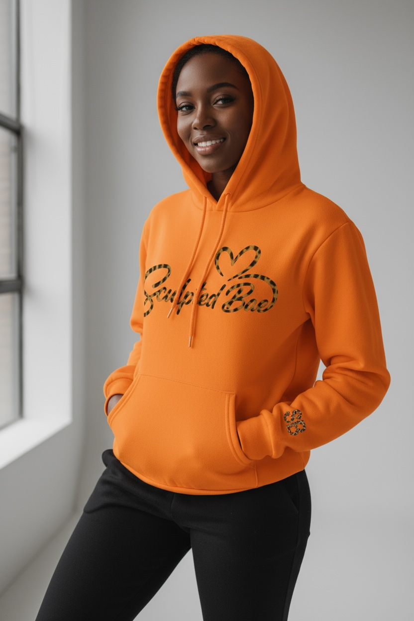 SculptedBae Women’s Loose Fit Hooded Sweatshirt