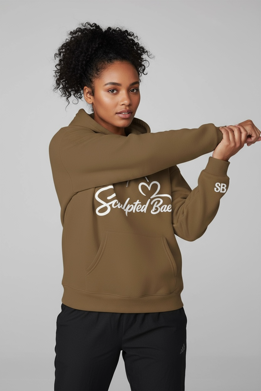 SculptedBae Women’s Loose Fit Hooded Sweatshirt