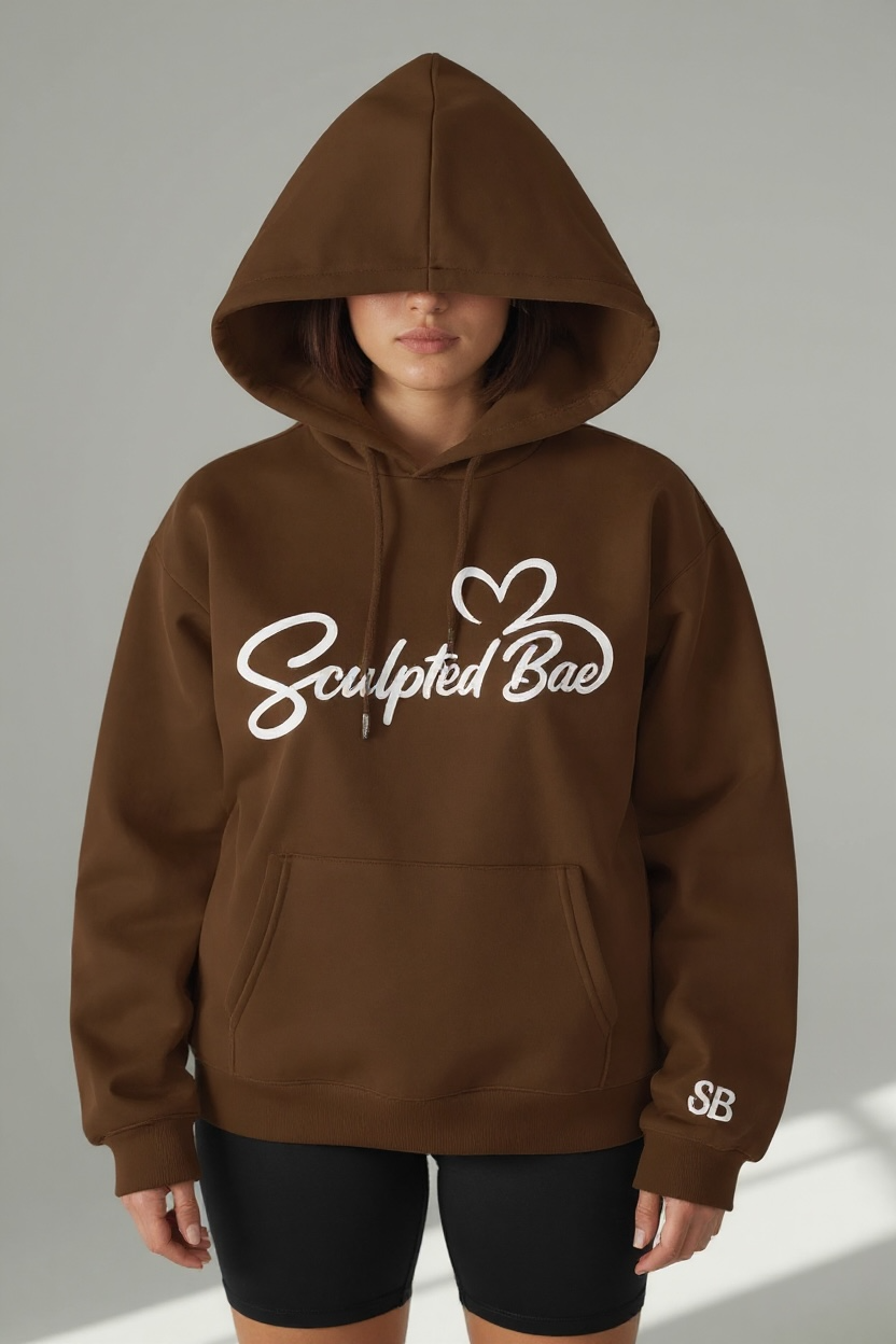 SculptedBae Women’s Loose Fit Hooded Sweatshirt