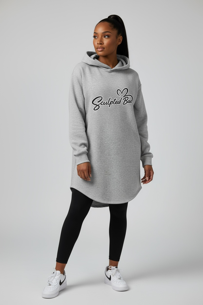 SculptedBae Hooded Long Sweatshirt Sizes XS to XL