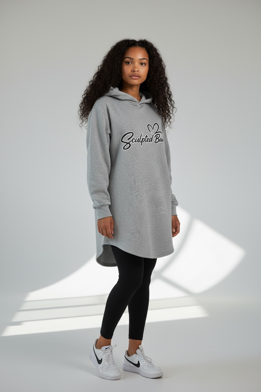 SculptedBae Hooded Long Sweatshirt Sizes XS to XL
