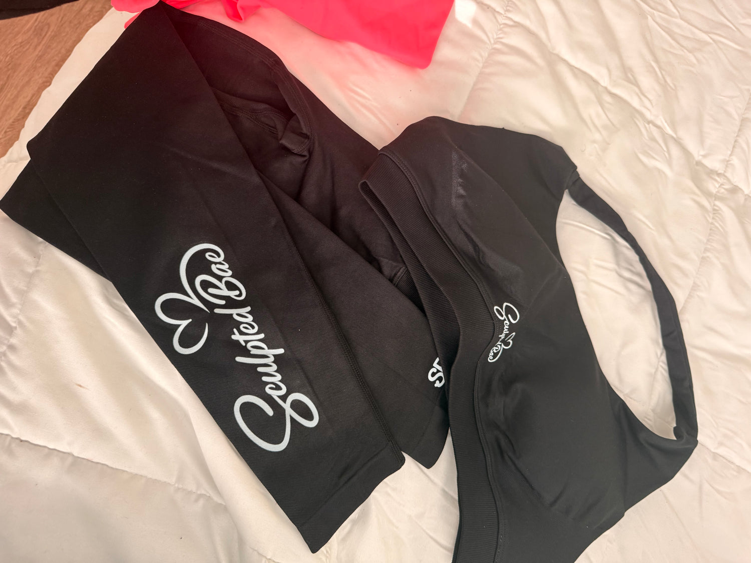 Crop Halter Top SculptedBae Seamless 2-Piece Pant Set