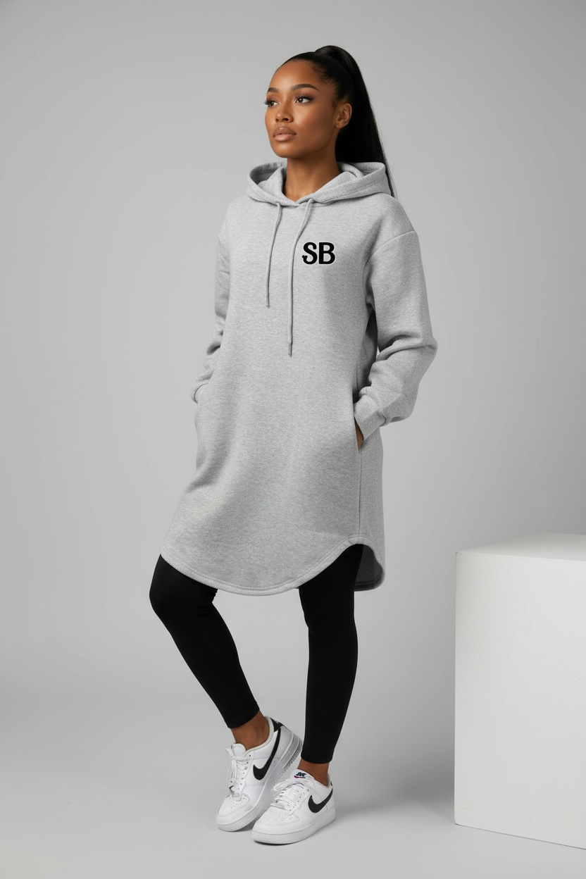 SculptedBae Hooded Long Sweatshirt Sizes XS to XL