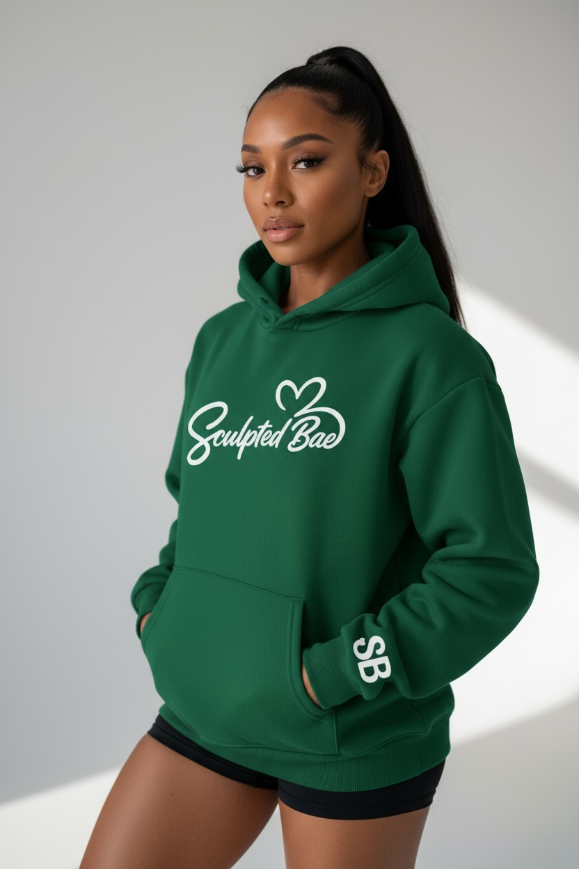 SculptedBae Women’s Loose Fit Hooded Sweatshirt