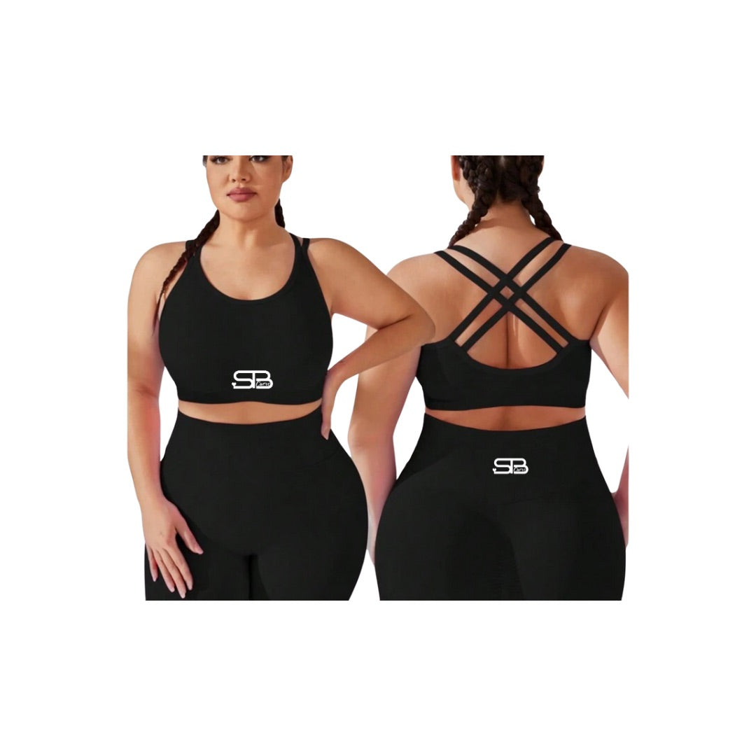 Customized LOGO sculpted Bae Zip-Up Crop