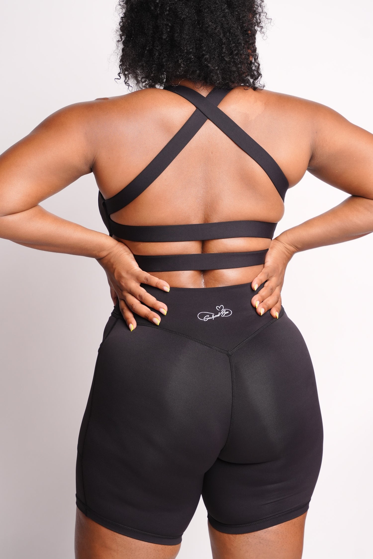 Terrica’s Legacy Bae 2 piece short set cross back